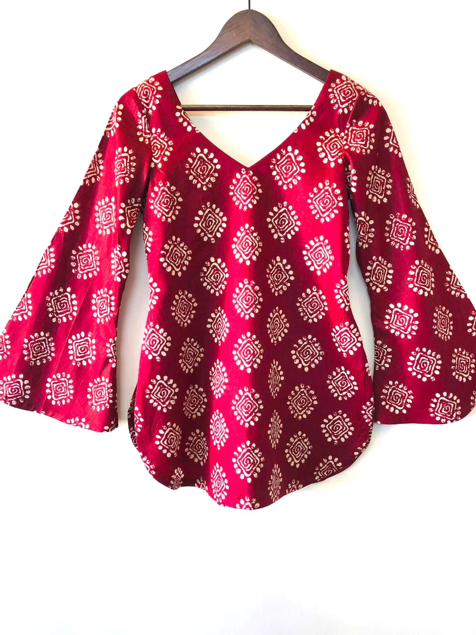 Charvi Kurti back view